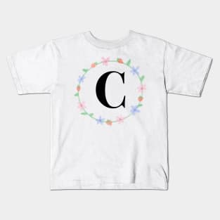 “ c” initial Kids T-Shirt